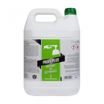 BIOSOL RP FORTE 5L PROFI PLUS - preparat do dezynfekcji rąk, obuwia, stóp oraz powierzchni, antybakteryjny, bakterio i grzybobójczy, 5l