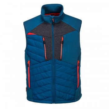 DX470 - Kamizelka przeciwdeszczowa DX4 odwzorowująca ciało człowieka, 6 kieszeni, 75% Poliester, 20% Jedwab sztuczny, 5% Elastan 330g. - 2 kolory - S-3XL.