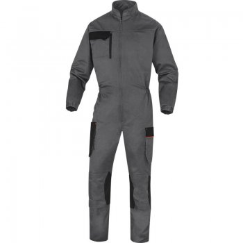 M2CO3 - kombinezon roboczy poliestr/bawełna, gumka w talii po bokach, 9 kieszeni - 1 na miarkę, 65% poliester, 35% bawełna, 245 g/m² - 3 kolory - S-5XL