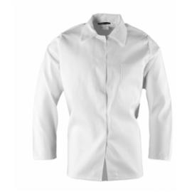 AW94 - BRIXTON WHITE BLUZA ROZPINANA DAMSKA HACCP, POLIESTER/BAWEŁNA (65% /35%), 190G/M2 - S-3XL