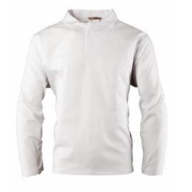AWBL - BRIXTON WHITE BLUZA DŁUGI RĘKAW HACCP WKŁADANA PRZEZ GŁOWĘ, POLIESTER/BAWEŁNA (65% /35%), 190G/M2 - S-3XL