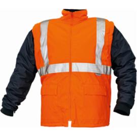 TRIPURA 4w1 - męska kurtka ostrzegawcza Hi-Vis - S - 3XL. 