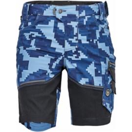 NEURUM CAMOUFLAGE szorty - męskie szorty robocze, 6 kieszeni, elastyczny materiał Trifibetex® z nadrukiem moro, odblaski, 62 % bawełna, 35 % poliester, 3 % Spandex, 260 g/m² - 4 kolory - 46-64