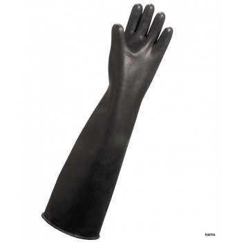 LA600 - RĘKAWICE LATEKSOWE CZARNA DŁUGOŚĆ 60 cm - 10/11