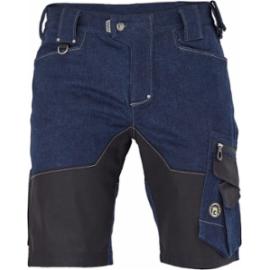 NEURUM DENIM - męskie spodenki robocze elastyczny jeans do pasa, 6 kieszeni, na metrówkę, na ołówek, na nóż, pierścień 