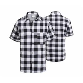 KOSZULA FL KR - koszula flanelowa z krótkim rękawem, 100% bawełny 170 g/m2 - S-2XL.