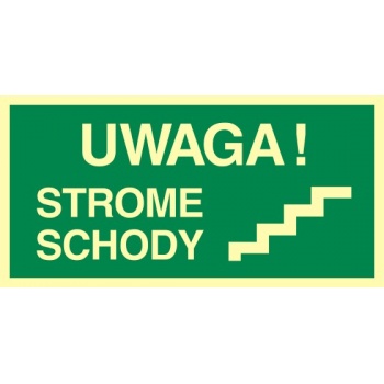 AC025 Uwaga strome schody