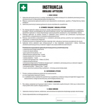DD005 Instrukcja obsługi apteczki
