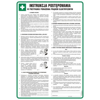 DD003 Instrukcja postępowania w wypadku porażenia prądem elektrycznym
