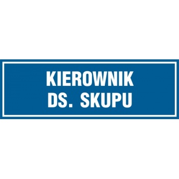 PA105 Piktogram Kierownik ds. skupu