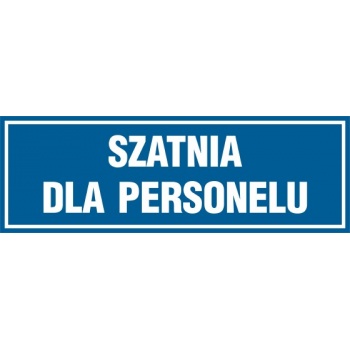 PA301 Piktogram Szatnia dla personelu