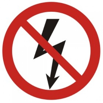 GB005 Nie załączać urządzeń elektrycznych