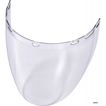 VISOR TORIC CLEAR - OSLONA TWARZY Z BEZBARWNEGO POLIWĘGLANU, WTRYSKIWANA.