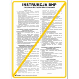 Z-IBM24 - Instrukcja BHP i PPOŻ BHP przy obsłudze wiertarki stołowej - 310x420