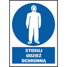 Z-16N1 - Znak BHP „Stosuj odzież ochronną” - 220x300