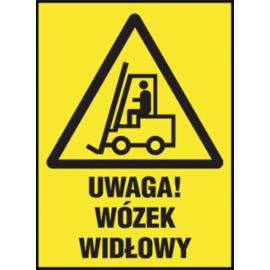 Z-6O1 - Znak BHP „Uwaga! Urządzenie do transportu poziomego” - 220x300