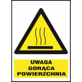 Z-26O1 - Znak BHP „Uwaga! Gorąca powierzchnia” - 220x300