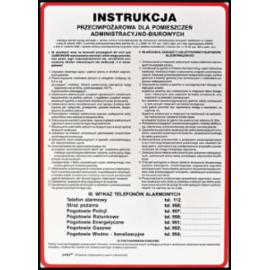Z-IP06 - Instrukcja BHP „Instrukcja przeciwpożarowa dla pomieszczeń administracyjno-biurowych” - 250x350