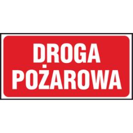Z-45P - Znak ochrony ppoż. „Droga pożarowa” - 200x400