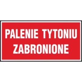 Z-48P - Znak ochrony ppoż. „Palenie tytoniu zabronione” - 200x400