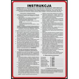 Z-IP07 - Instrukcja BHP „Instrukcja postępowanie na wypadek pożaru w budynkach mieszkalnych wielorodzinnych” - 250x350