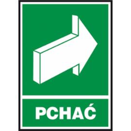 Z-38E - Znak ewakuacyjny „Pchać” - 150x205