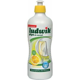 LUDWIK-PL500CYT- PŁYN DO MYCIA NACZYŃ 0,5L - CYTRYNA.