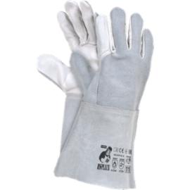 RSPLLUX - skórzane spawalnicze długie rękawice - 35 cm - rozmiar: 11.