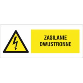 ZZ-7EOB - Znak elektryczny Zasilanie dwustronne. - 74X210