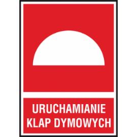 Z-17P - Znak ochrony ppoż. „Uruchamianie klap dymowych” - 150x205