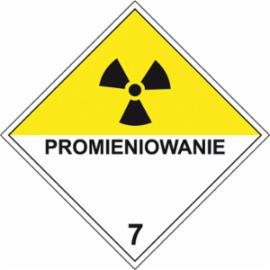 ZZ-T15 - Oznakowanie substancji niebezpiecznych w transporcie Materiały promieniotwórcze - 300x300