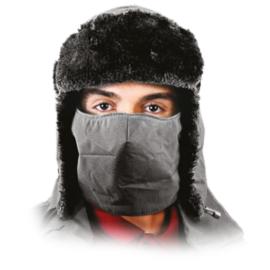 CZOPAPA-FACE - czapka ocieplana uszanka - rozmiar: 61.