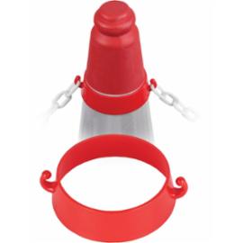 TRAFFIC-CONE-CON - Uchwyt na pachołek z polietylenu z dwoma zaczepami na łańcuch.