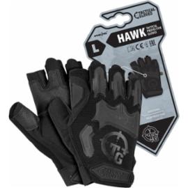 RTC-HAWK - Rękawice ochronne taktyczne, bez końcówek na palcach 2 kolory - M-XL.