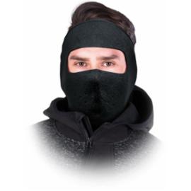 POLMASFULL - polarowa osłona twarzy, 100% poliester, 360 g/m², zapinana na rzep.