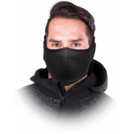 POLMASHALF - polarowa osłona twarzy, 100% poliester, 360 g/m², strefa wentylacji na wsokości ust, zapinana na rzep.