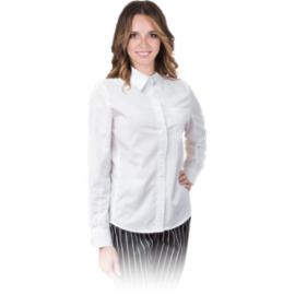 FESTIVO-L - koszula damska długi rękaw, kołnierzyk, zapinana na guziki, 65% poliester, 35% bawełna, 110 g/m² - S-2XL.