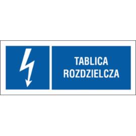 ZZ-15EIB - Znak elektryczny Tablica rozdzielcza. - 74X210