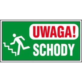 ZZ-85 - Znak Uwaga schody - 110X210