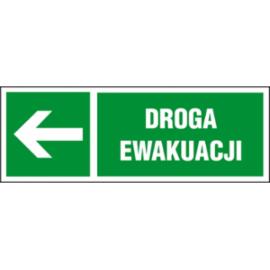 ZZ-12KL - Znak klęski żywiołowe Droga ewakuacyjna - 100x300-150x450