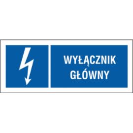 ZZ-1EIB - Znak elektryczny Wyłącznik główny. - 74X210