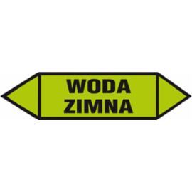 ZZ-1K15 - Oznakowanie rurociągów Woda zimna - 25x75-40x120