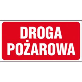 ZZ-45P - Znak ochrony PPOŻ Droga pożarowa - 200x400