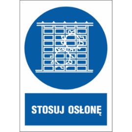 ZZ-9N-1 - Znak BHP Stosuj osłonę - 220x300