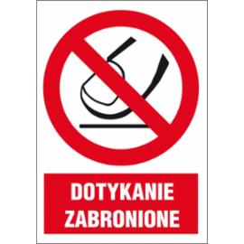 ZZ-11Z-2 - Znak BHP Dotykanie zabronione - 220x300