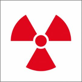 ZZ-12PR - Oznakowanie promieniowania Oznakowanie zamkniętego źródła promieniowania - 100x100-50x50