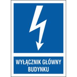 ZZ-2EIA - Znak elektryczny Wyłącznik główny budynku. - 105X148-74X105