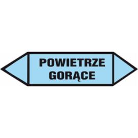ZZ-3K2 - Oznakowanie rurociagów Powietrze gorace - 25x75-40x120