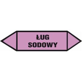 ZZ-4K1 - Oznakowanie rurociagów Ług sodowy - 25x75-40x120