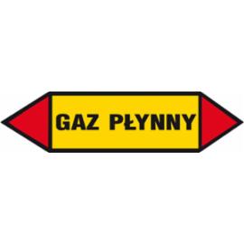 ZZ-6K3 - Oznakowanie rurociagów Gaz płynny - 25x75-40x120